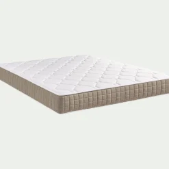 Ensemble matelas ressorts + sommier H24cm alinea 2x80x200cm - beige roucas