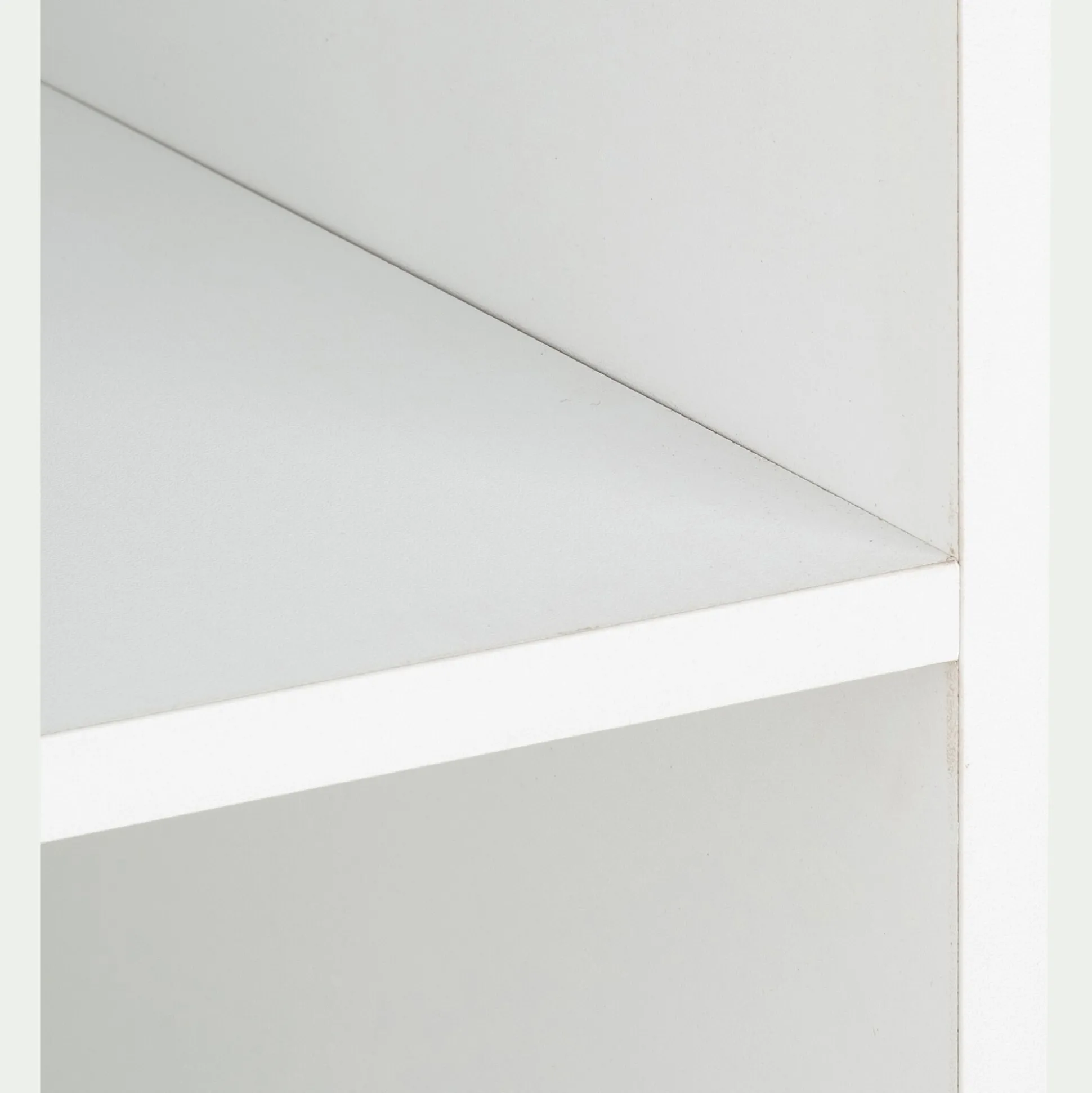 Etagère 2 cases en bois - blanc