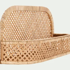 Etagère murale en bambou - naturel L56xl14xH24cm