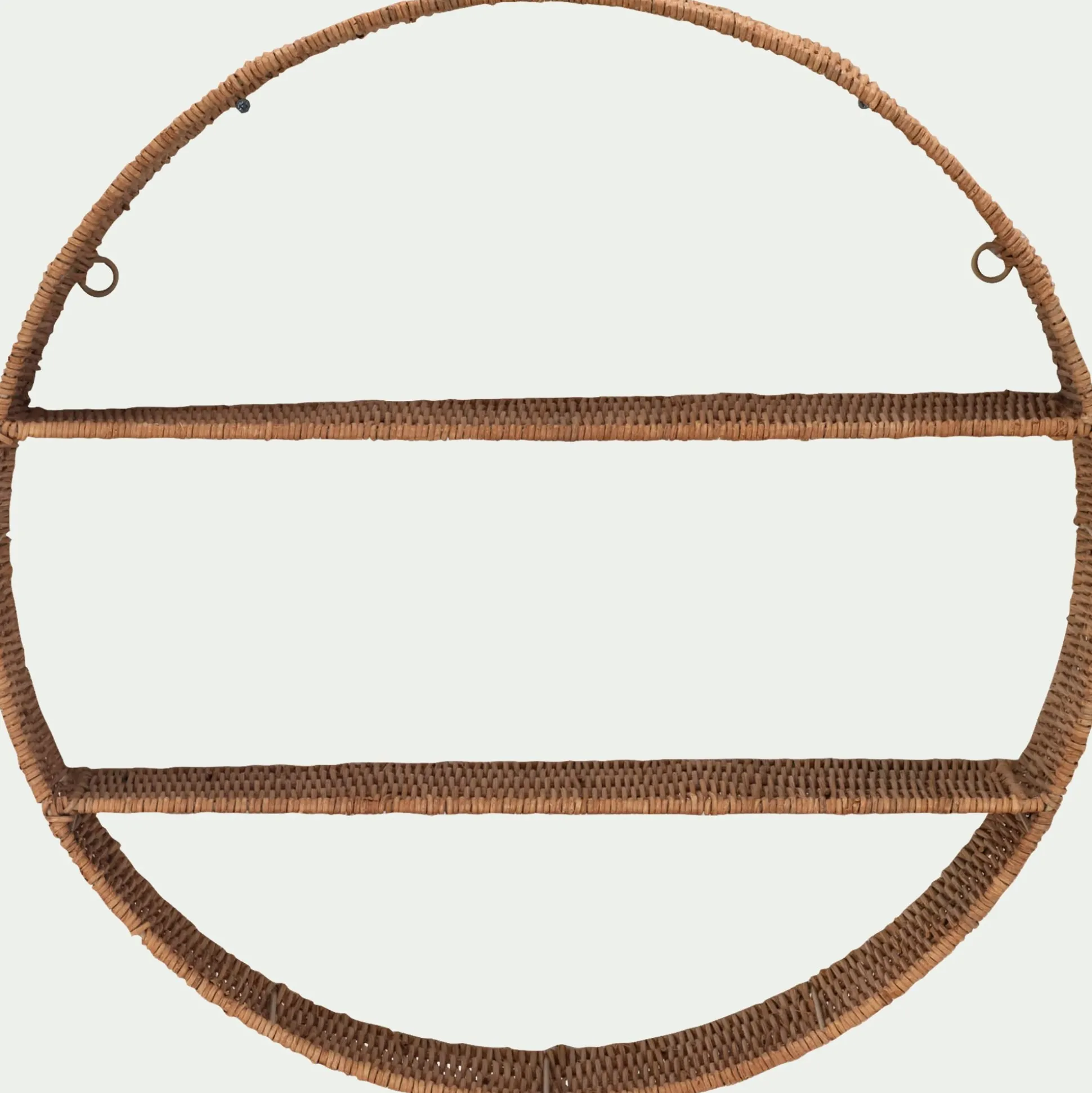 Etagère murale en rotin D55xP12cm - naturel