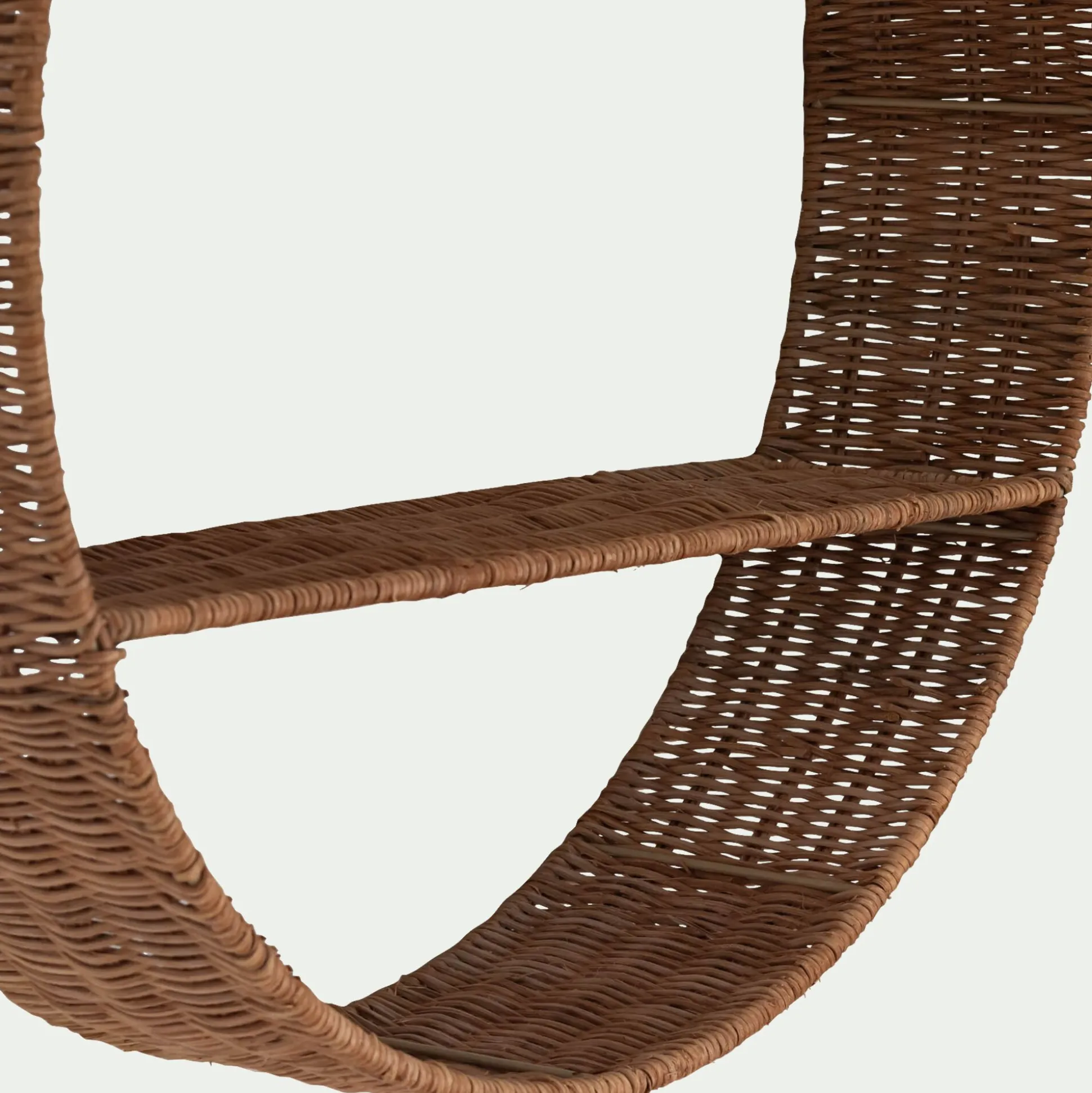 Etagère murale en rotin D55xP12cm - naturel