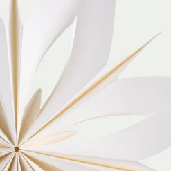 Etoile à suspendre en papier D40cm - blanc