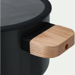 Faitout en aluminium D24cm - noir