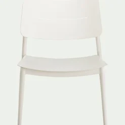 Fauteuil de jardin en aluminium - blanc