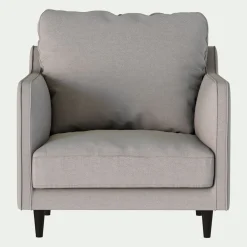 Fauteuil en tissu - gris borie