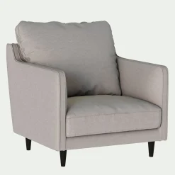 Fauteuil en tissu - gris borie