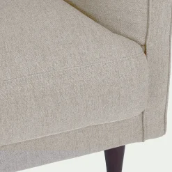 Fauteuil en tissu - gris borie