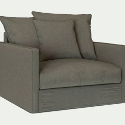 Fauteuil en tissu - vert cèdre