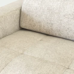 Fauteuil en tissu Genesis - blanc ventoux