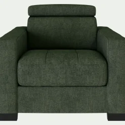 Fauteuil en tissu Monclar - vert cèdre