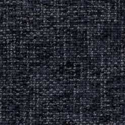 Fauteuil fixe en tissu chenille - bleu marine