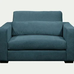 Fauteuil fixe en tissu Genesis 1,5 places - bleu