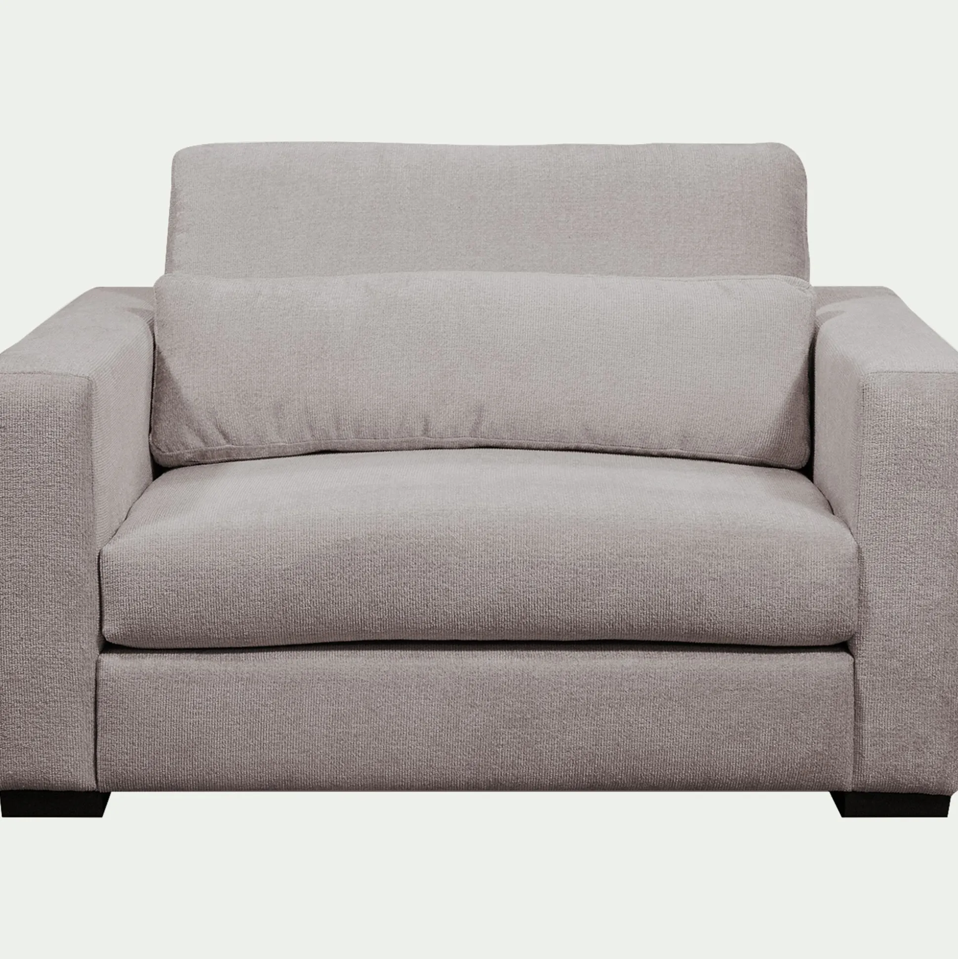 Fauteuil fixe en tissu Genesis 1,5 places - gris
