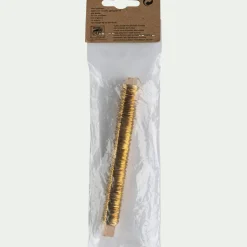 Fil fin en cuivre 28m - doré métallisé