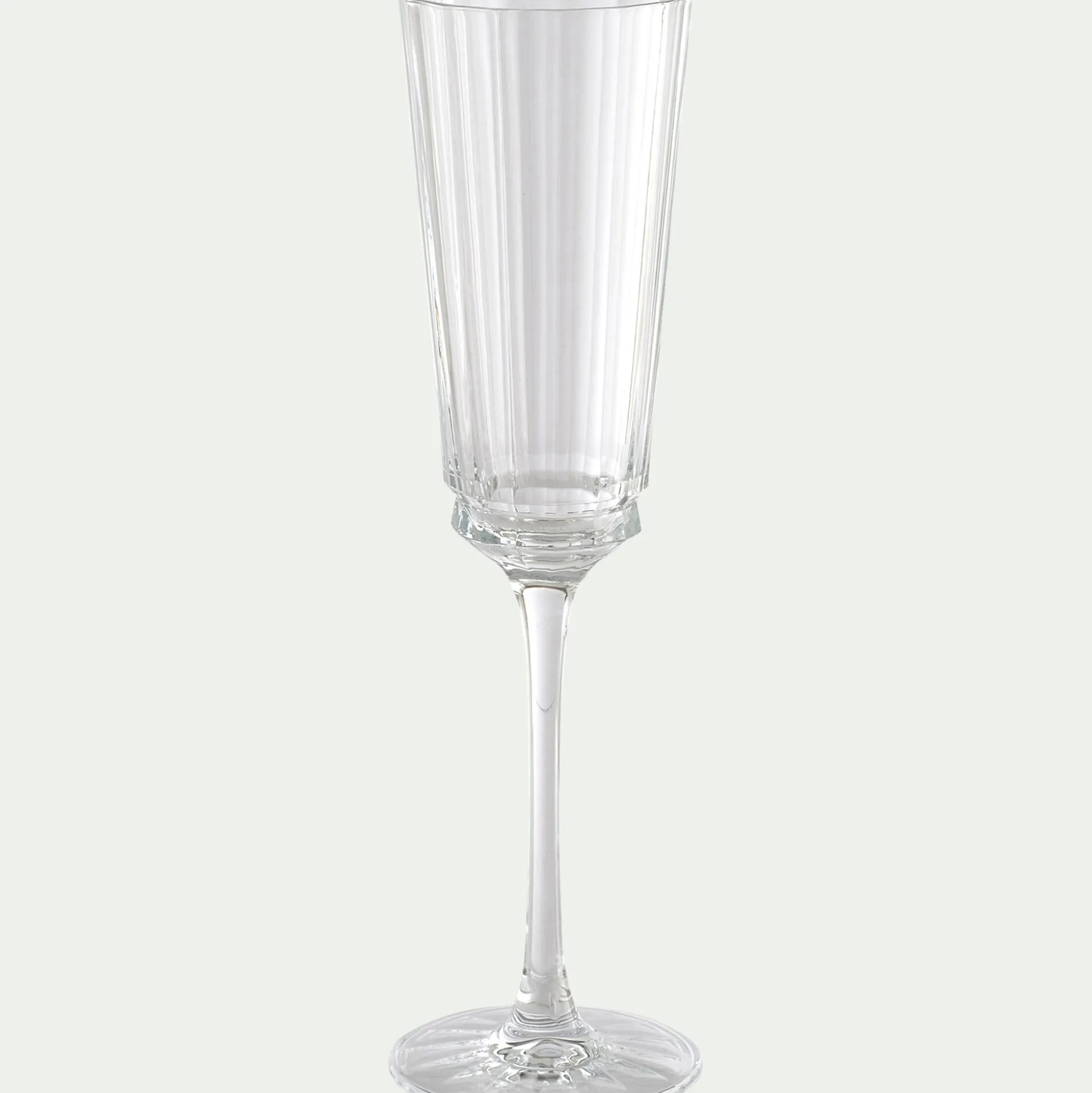 Flûte à champagne en cristallin 17cl - transparent