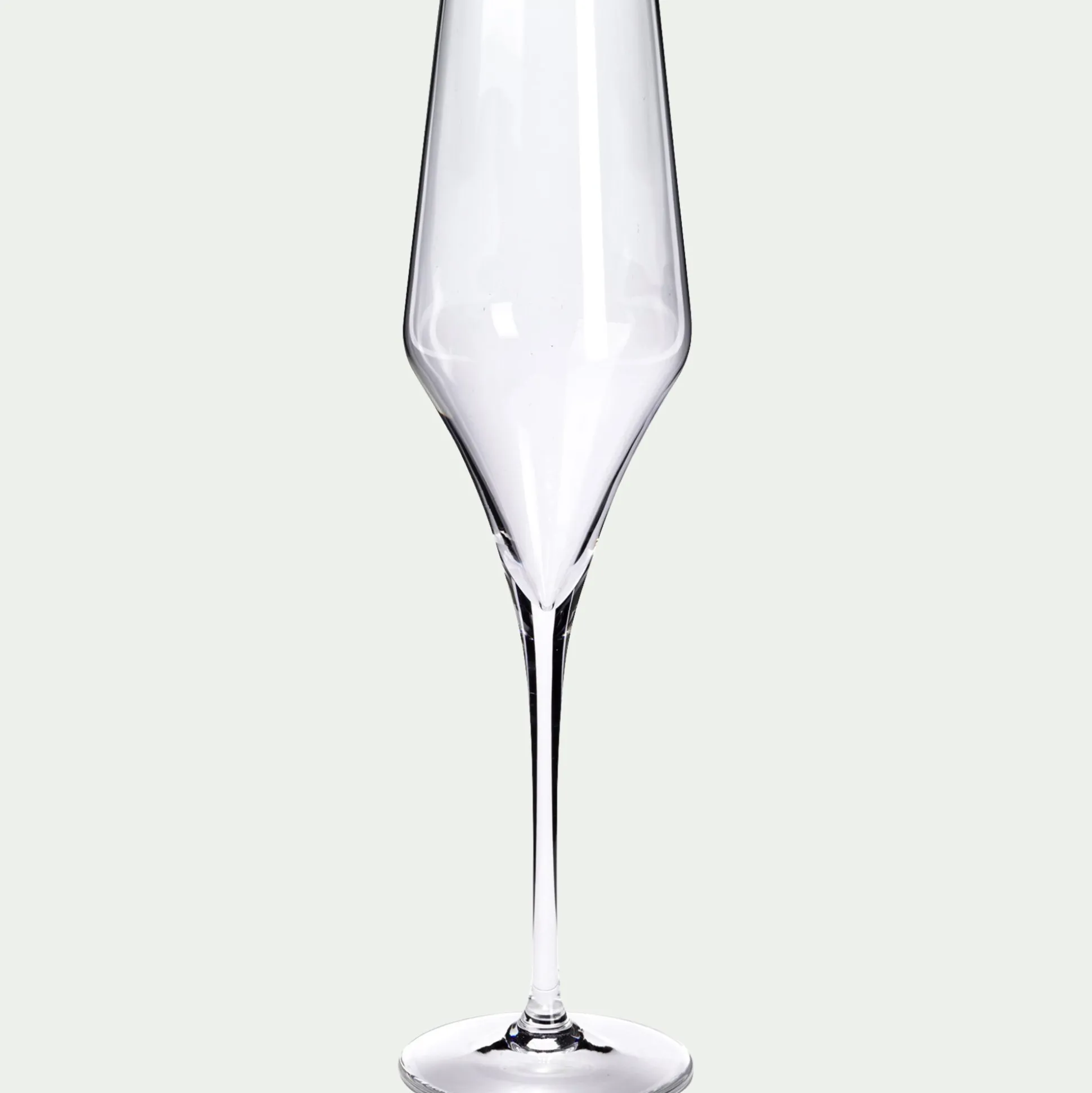 Flûte à champagne en cristallin 22cl - transparent
