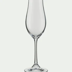 Flûte à champagne en verre 20cl - transparent