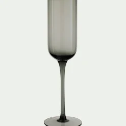 Flûte à champagne en verre 18,5cl - gris