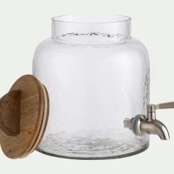 Fontaine à boisson en verre 3,5l - transparent