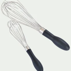 Fouet en inox 22cm - noir