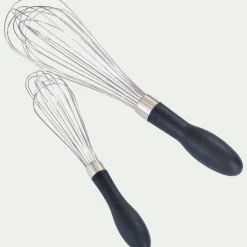 Fouet en inox 28cm - noir