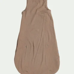 Gigoteuse évolutive en gaze de coton bio - marron noisette