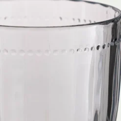 Gobelet à relief en verre 33cl - transparent