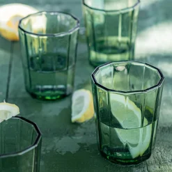 Gobelet bas en verre 25cl - vert