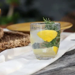 Gobelet en verre bullé 35cl - transparent