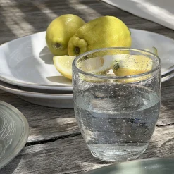 Gobelet en verre bullé 35cl - transparent