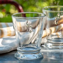 Gobelet en verre pressé 26cl - transparent