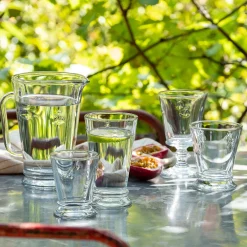 Gobelet en verre pressé 26cl - transparent