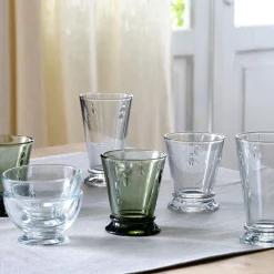 Gobelet en verre pressé 26cl - transparent