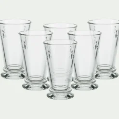 Gobelet en verre pressé 31cl - transparent
