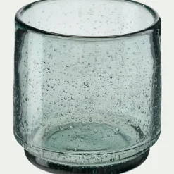 Gobelet en verre sodo-calcique bullé 39cl - gris