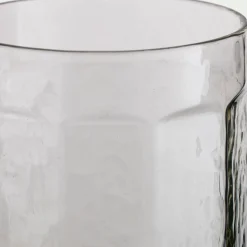 Gobelet texturé en verre 34cl - transparent