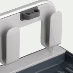 Égouttoir à gourdes en plastique et aluminium - gris