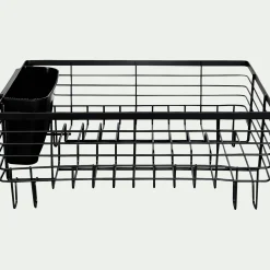 Égouttoir en métal noir