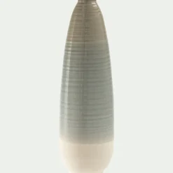 Grand vase en céramique H54,5cm - gris