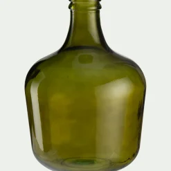 Grand vase en verre recyclé H42cm - vert