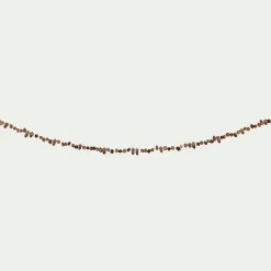 Guirlande de Noël en pignes de pin naturelles L120cm - naturel