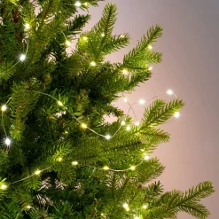 Guirlande lumineuse à gouttes L895cm - argenté