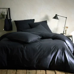 Housse de couette en coton 240x220cm - gris calabrun