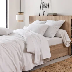Housse de couette en coton 240x220cm - blanc