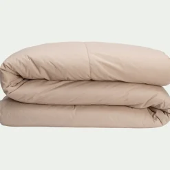 Housse de couette en coton bio 240x220cm - beige alpilles