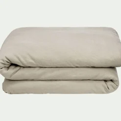 Housse de couette en lin lavé 240x220cm - beige