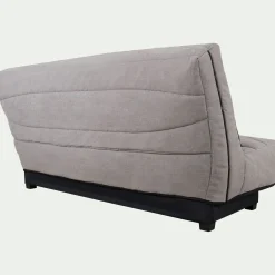 Housse pour canapé clic-clac et 2 housses de coussin 130x190cm - gris borie