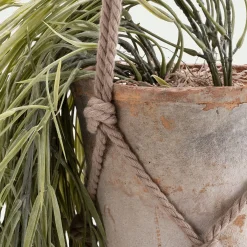 Hoya artificiel en pot H130cm - vert