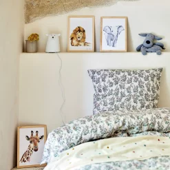 Image aquarelle encadrée Éléphant - A4