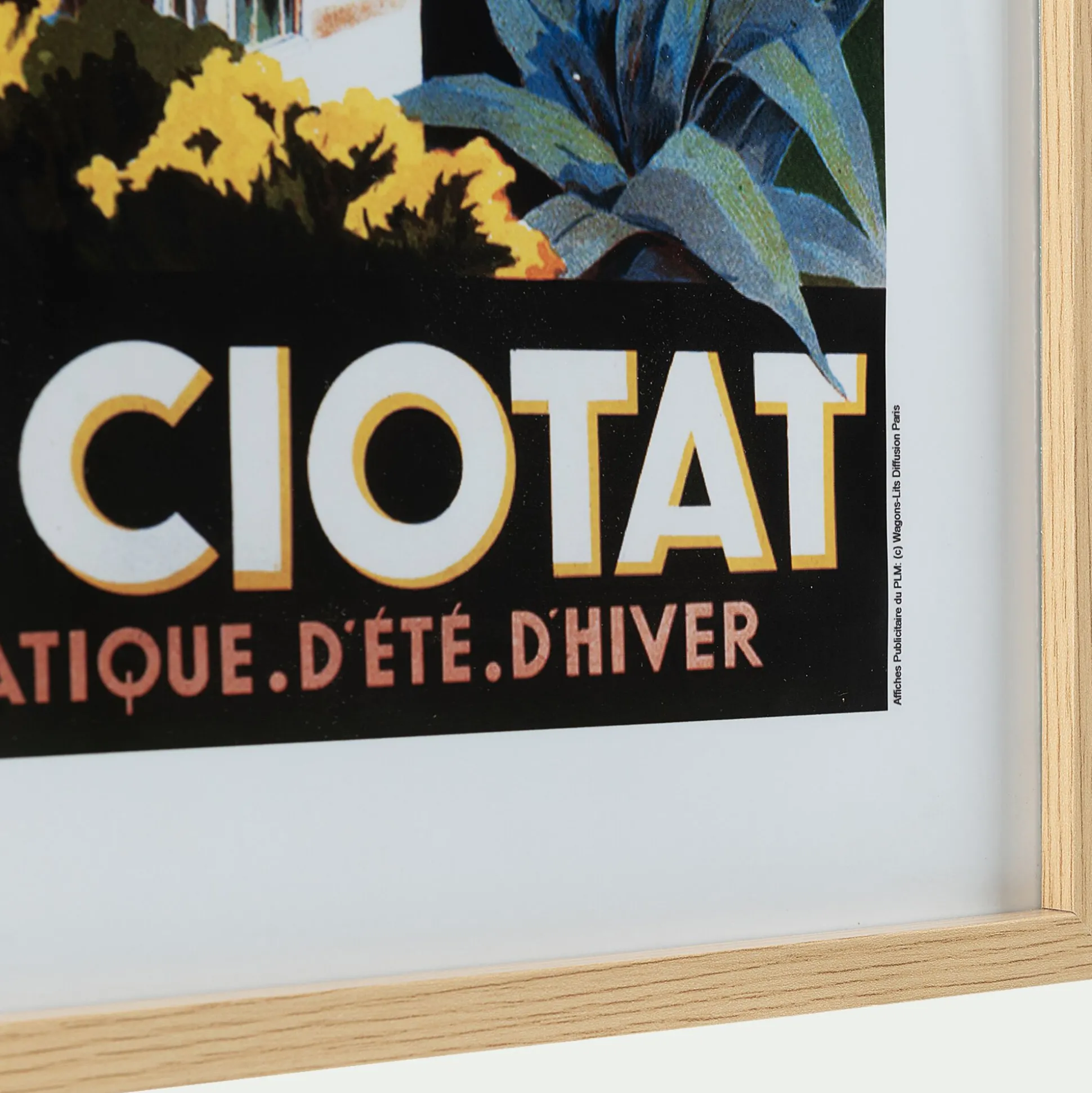 Image encadrée de La Ciotat 53x73cm
